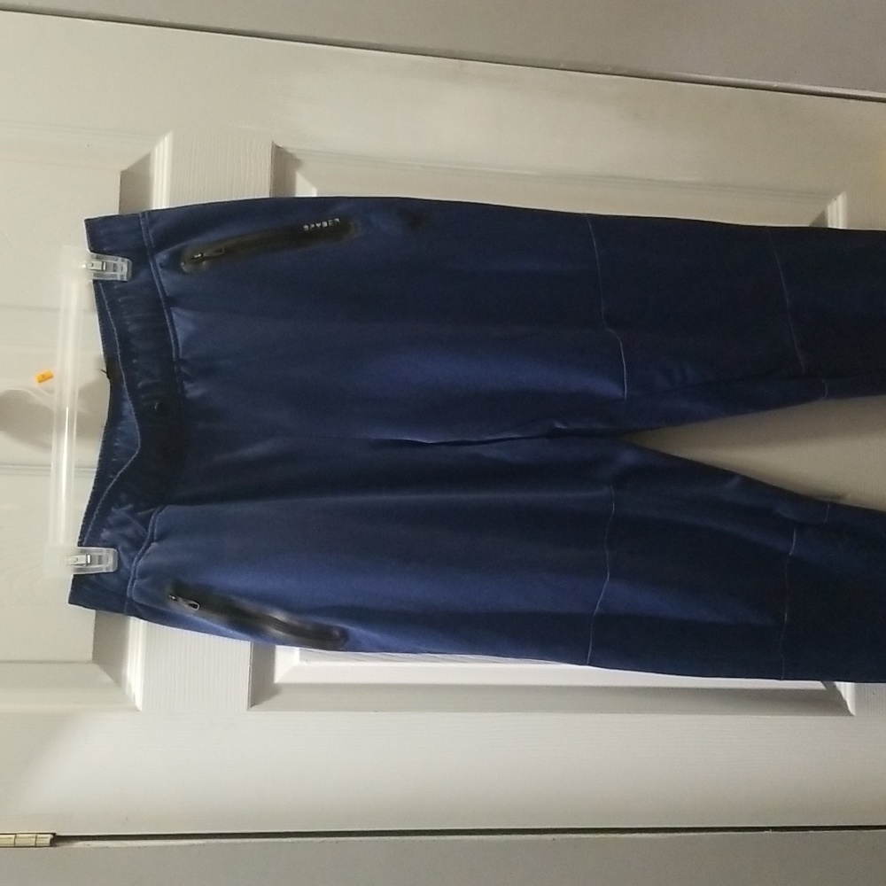 SPYDER BLUE TRACK PANTS